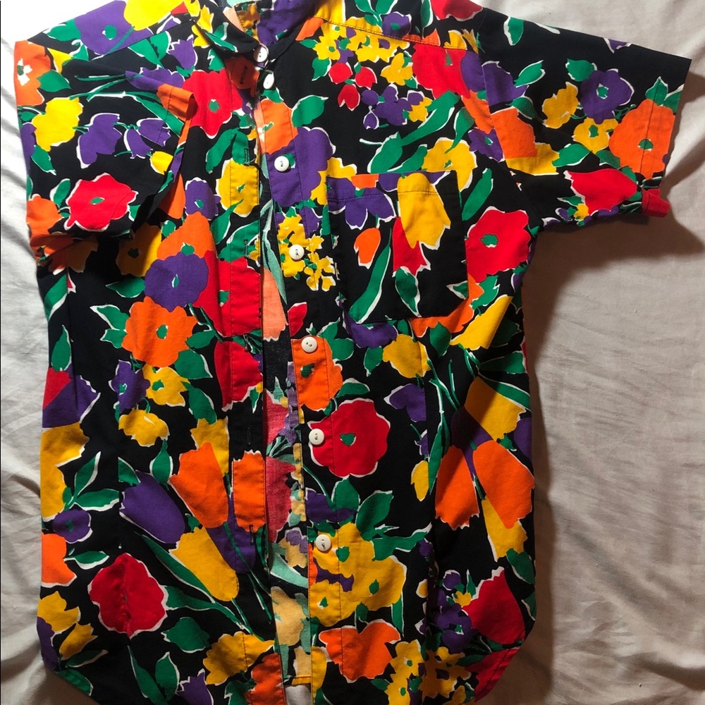 Vintage button up #vintage #throwback